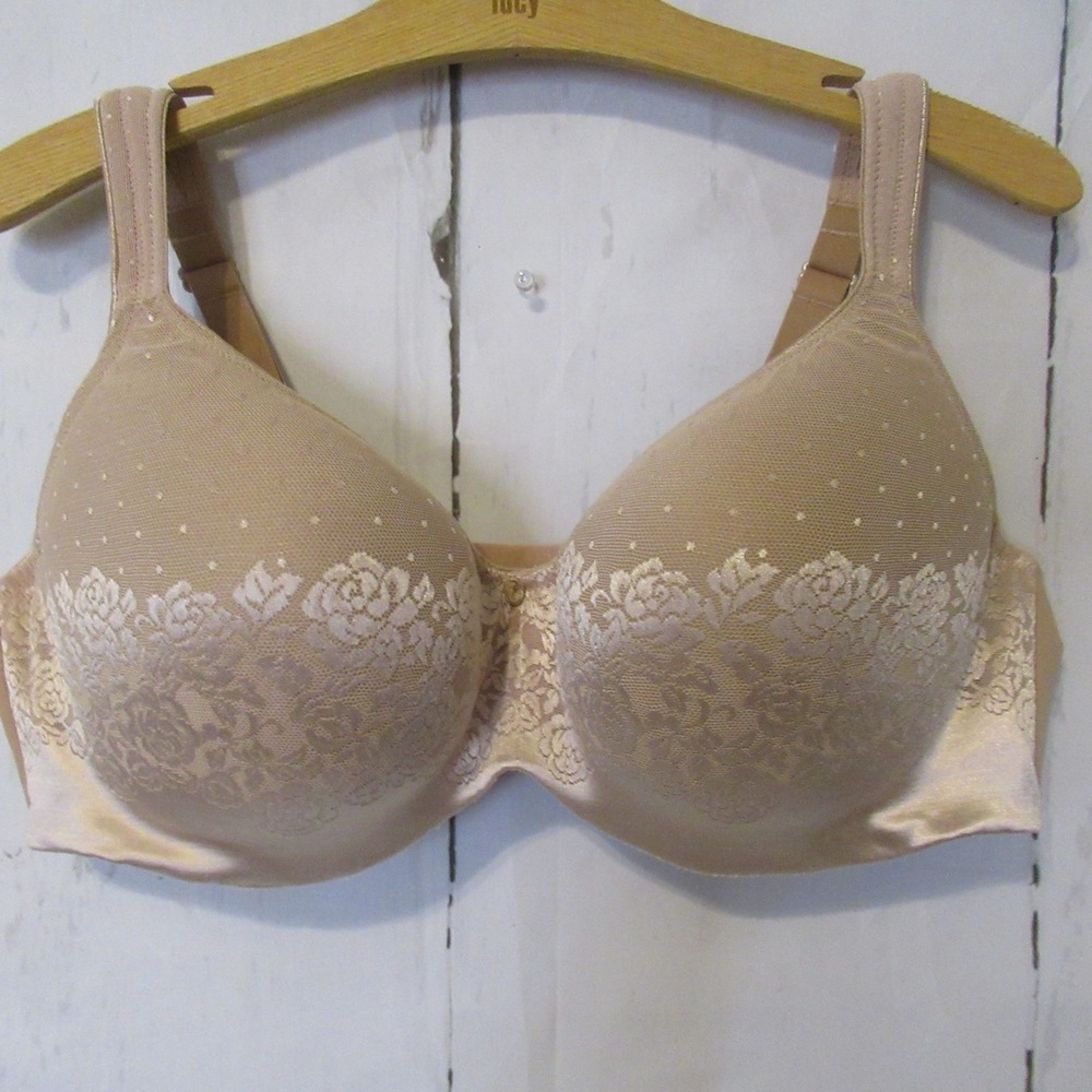 Soma Bra 42DD Beige Tan Stunning‎ Support Balconette Underwire Back Closure